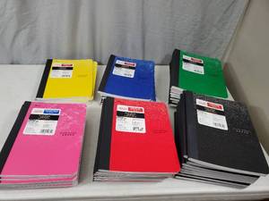 lot 135 image: Over 50 New Mead Composition Notebooks