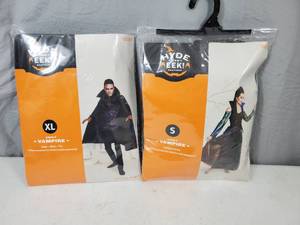 lot 156 image: 2 New Adult Vampire Costumes  Couple Costumes