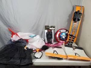lot 157 image: Inflatable Rocketship Costume and More