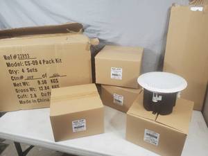 lot 7 image: Set of 4 New Ceiling Speakers