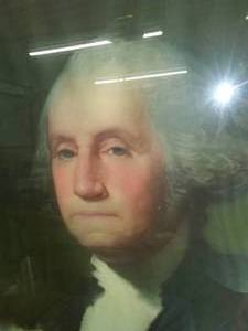 lot 8 image: George Washington Portrait
