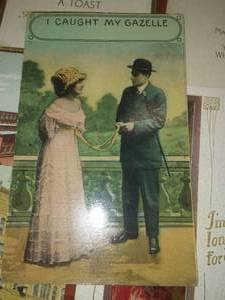 lot 16 image: (15) Antique Postcards, Greeting cards, Birthdays