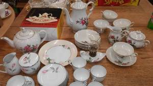 lot 117 image: (2) Tea Setting and more.
