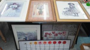 lot 121 image: (6) Framed Artwork.