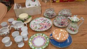 lot 127 image: Misc. Porcelain China items.