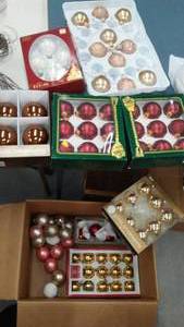 lot 168 image: Glass Christmas bulbs ornaments - Big Lot.