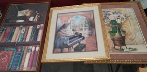 lot 199 image: Framed Pictures (3) Great Framing.
