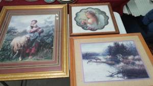 lot 200 image: Framed Pictures (3) Great Framing.