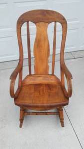 lot 272 image: Antique rocker