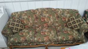 lot 268 image: Sofa and Chair.