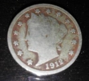 lot 240E image: 1912 V Nickel