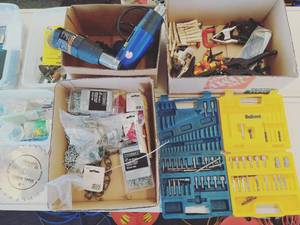Collection of Misc. Hand tools, Accessories, Bits, Heat Guns