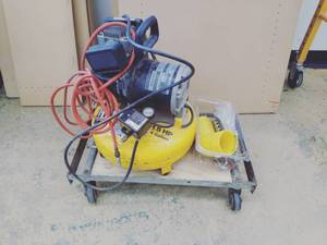 Air Compressor - Campbell Housfeld . And hoses