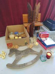 Collection of Candles and Home Dcor