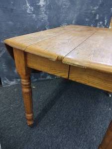 Vintage Drop Leaf Table on Casters
