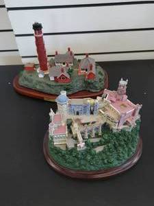 Two Collectible Building Displays