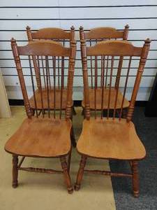 Four Tell City Dining Chairs