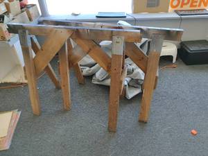 Two Sawhorses