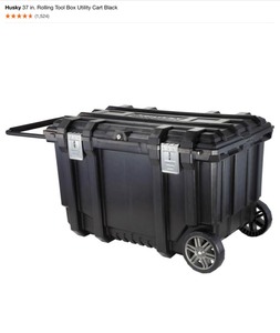 Husky Tool Box Rolling Carts & Storage Bins Various Kinds & Conditons. See Pictures