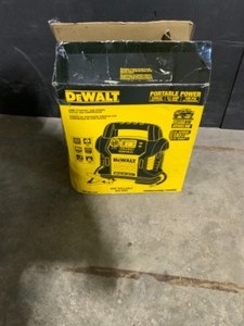 DEWALT 1400 Peak Amp Portable Car Jump Starter with Digital Compressor. See Pictures