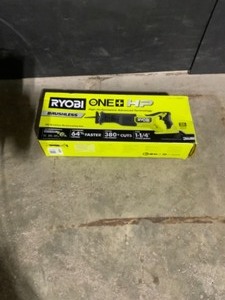 RYOBI ONE HP 18V Brushless Cordless Reciprocating Saw (Tool Only). See Pictures