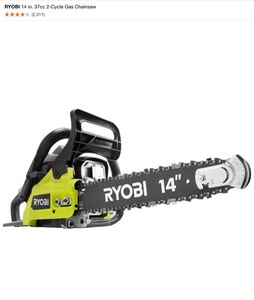 RYOBI 14 in. 37cc 2-Cycle Gas Chainsaws Various Conditions. See Pictures
