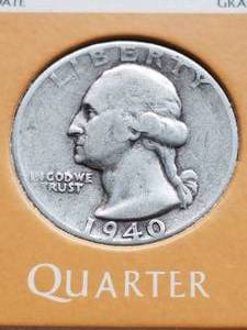 1940-S WASHINGTON QUARTER