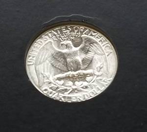 1950-D WASHINGTON QUARTER FROSTY BU-UNC