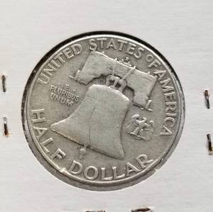 1958-D FRANKLIN HALF DOLLAR
