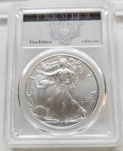 2017 AMERICAN SILVER EAGLE 1 TROY OZ. .999 FINE SILVER MS70 PCGS