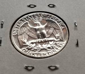 1964 PROOF WASHINGTON QUARTER