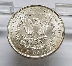 1887 MORGAN SILVER DOLLAR BU-UNC