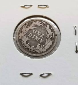 1896 BARBER DIME