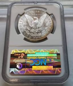 1881-S MORGAN SILVER DOLLAR MS62 NGC