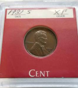 1931-S US WHEAT CENT XF