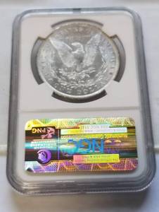 1883-O MORGAN SILVER DOLLAR MS62 NGC