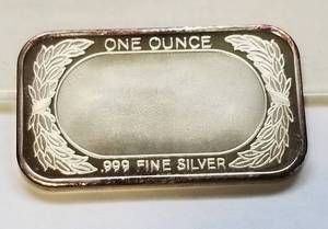 1 TROY OZ. .999 FINE SILVER BAR GOLF SWING IN ORIGINAL BOX