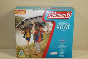 lot 80 image: Unused Coleman Colossus 3 Person Inflatable Boat