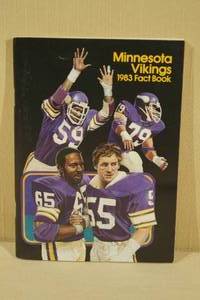 lot 64 image: Minnesota Vikings Official Team Fact Book - 1983 Media Guide