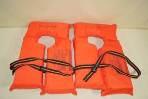 lot 81 image: 2 Lightweight Life Preservers
