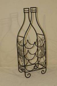 lot 90 image: Metal Wine Rack