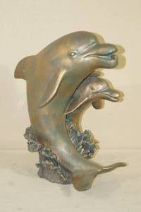 lot 108 image: Dolphin Water Fountain - NO Pump