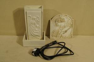 lot 130 image: Angel Theme Indoor Water Element - Plus a Wall Hanging