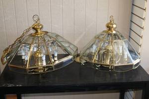 lot 127 image: 2 Hanging Light Fixtures
