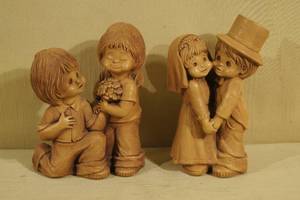 lot 160 image: 2 Fannykins Figurines - Proposal, Marriage