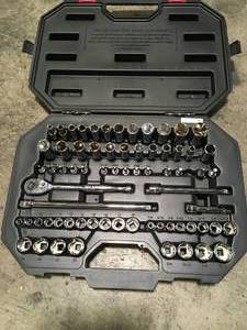 lot 38 image: 38 in. Drive Mechanics Tool Set (70-Piece) in good condition review pictures