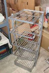 lot 409 image: Wire Shelving Display 5-tier