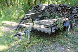 lot 261 image: 10 Metal Utility Trailer