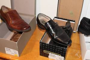 lot 342 image: Stacy Adams Mens Dress Shoes Dark Brown 9D (in original box)