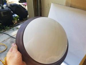 lot 436 image: Dome Ceiling Light Incandescent Luminaire